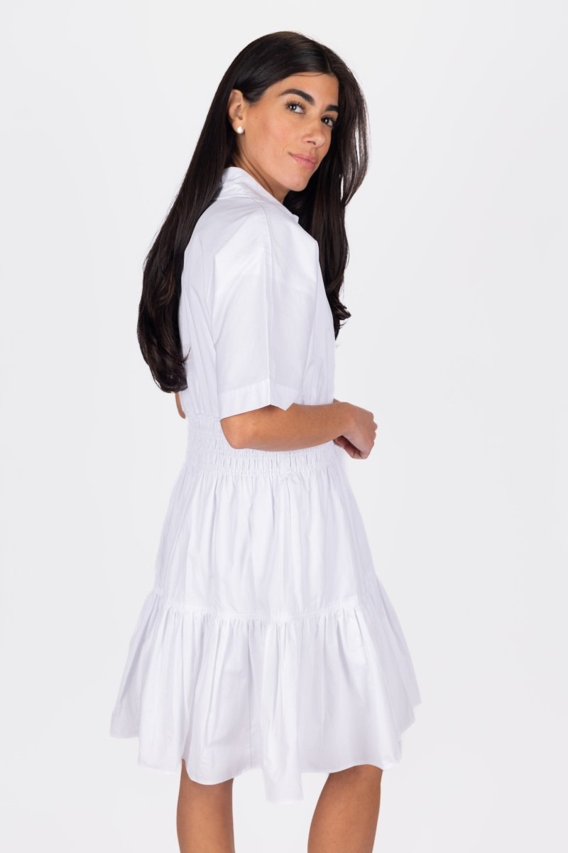 WRENLEY DRESS 36&quot; (WHITE) - Dress - Yakira Bella