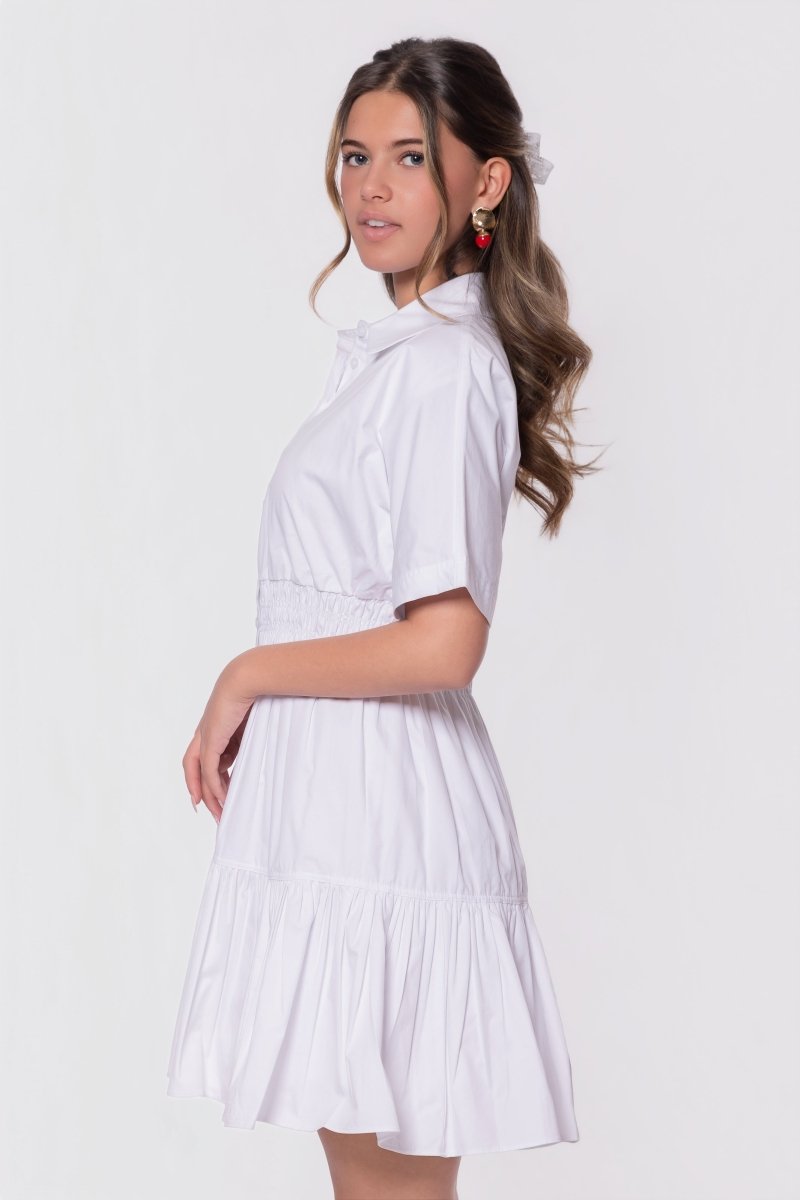Wrenley Dress 36" (White) - Dress - Yakira Bella