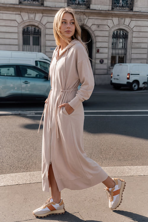 Mina Dress 50" (Stone)