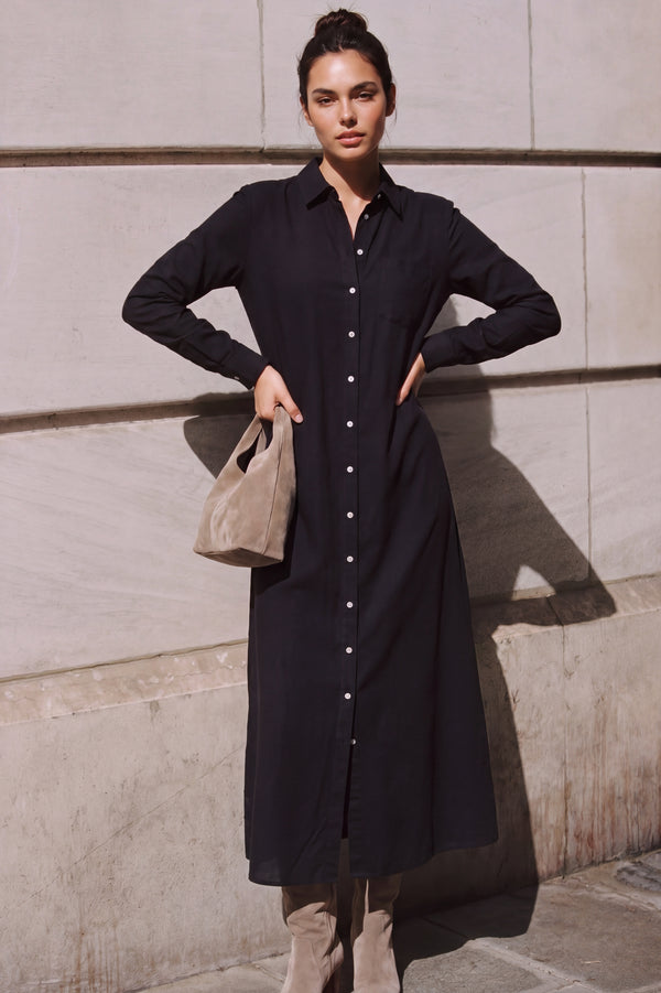 Freda Dress (Navy)