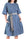 ZAHRA DRESS (GREY/BLUE) 41" - Dress - Yakira Bella