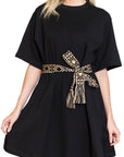 ZAHRA DRESS (JET BLACK) 37" - Dress - Yakira Bella