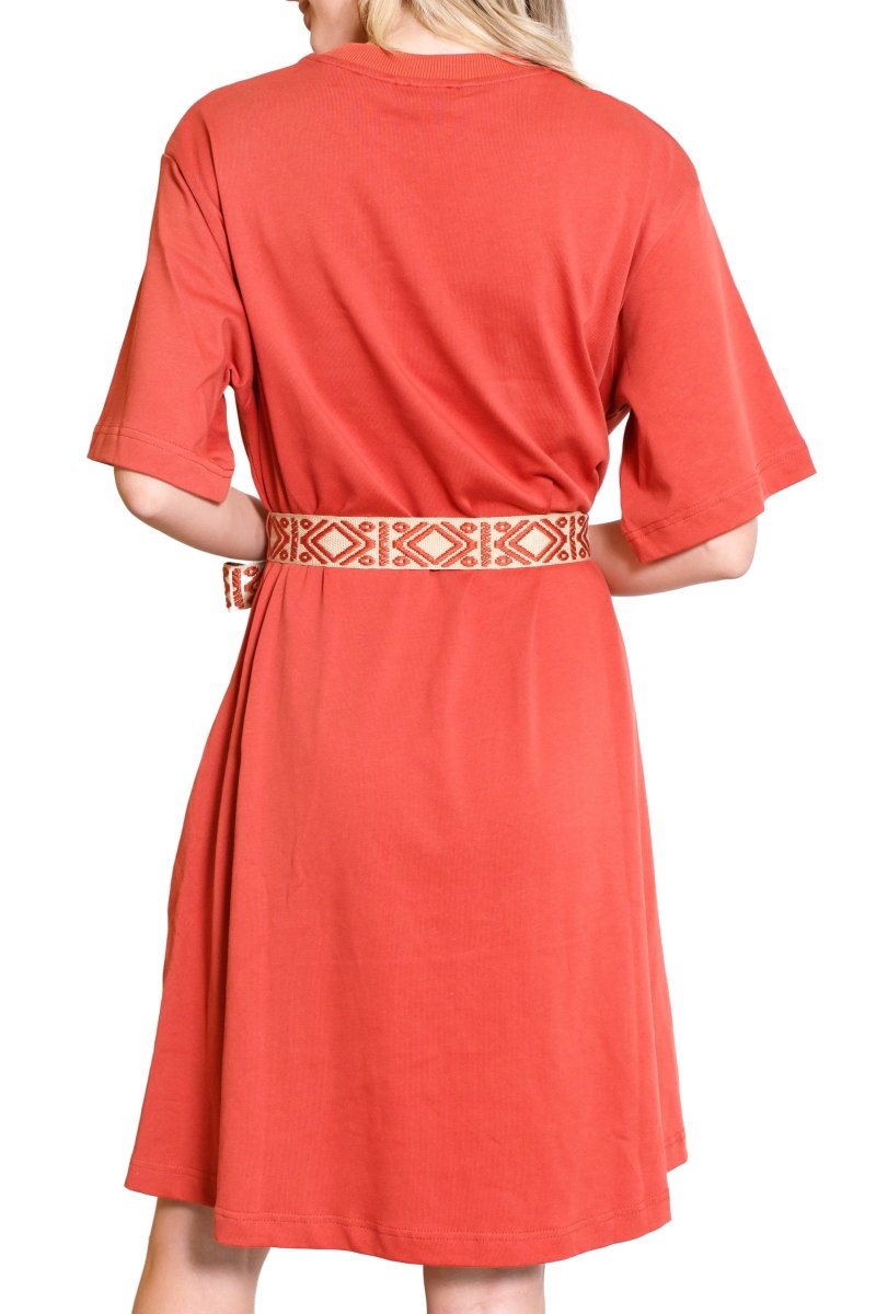 ZAHRA DRESS (Red Clay) - Dress - Yakira Bella