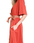 ZAHRA DRESS (Red Clay) - Dress - Yakira Bella