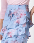 Zella Skirt (Blue Pattern) - Skirt - Yakira Bella