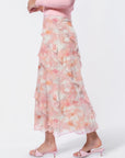 Zella Skirt (Light Pink Pattern) - Skirt - Yakira Bella