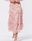 Zella Skirt (Light Pink Pattern) - Skirt - Yakira Bella