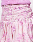 Zena Skirt 20" (Light Pink Flower) - Skirt - Yakira Bella