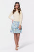 Zena Skirt 20" (Mint/Purple)