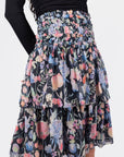 Zena Skirt 23" (Black Pattern) - Skirt - Yakira Bella