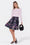 Zena Skirt 23" (Black/Purple) - Skirt - Yakira Bella