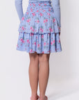 Zena Skirt 23" (Blue Ground) - Skirt - Yakira Bella