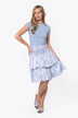 Zena Skirt 23" (Light Blue Flower)