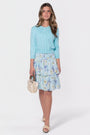 Zena Skirt 23" (Mint/Purple) - Skirt - Yakira Bella