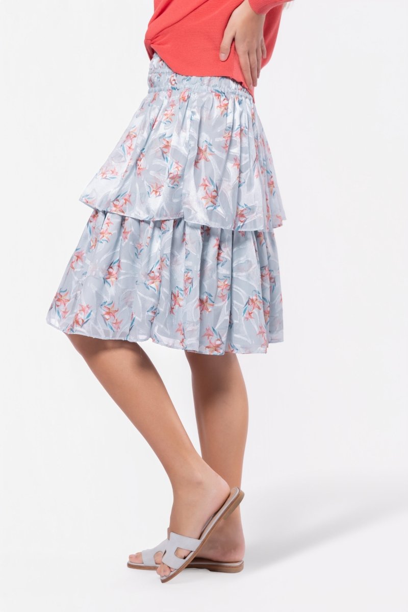 Zena Skirt 26" (Mint Blue) - Skirt - Yakira Bella