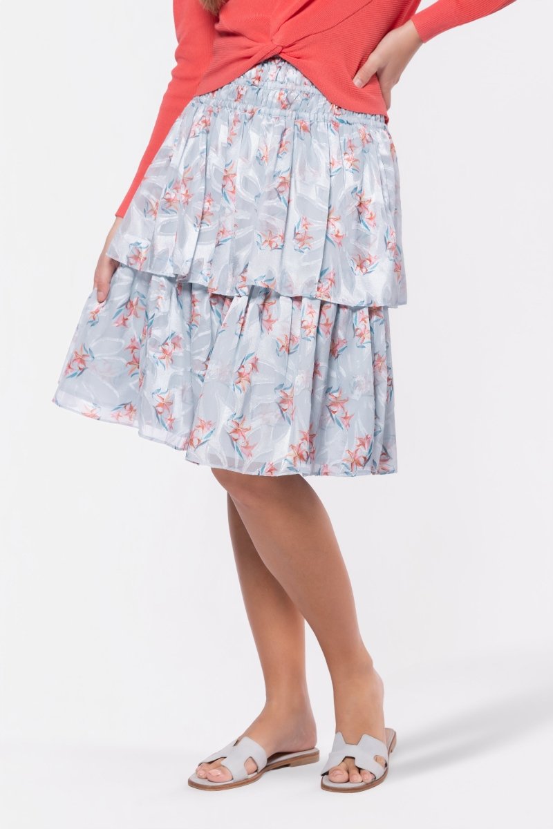Zena Skirt 26" (Mint Blue) - Skirt - Yakira Bella