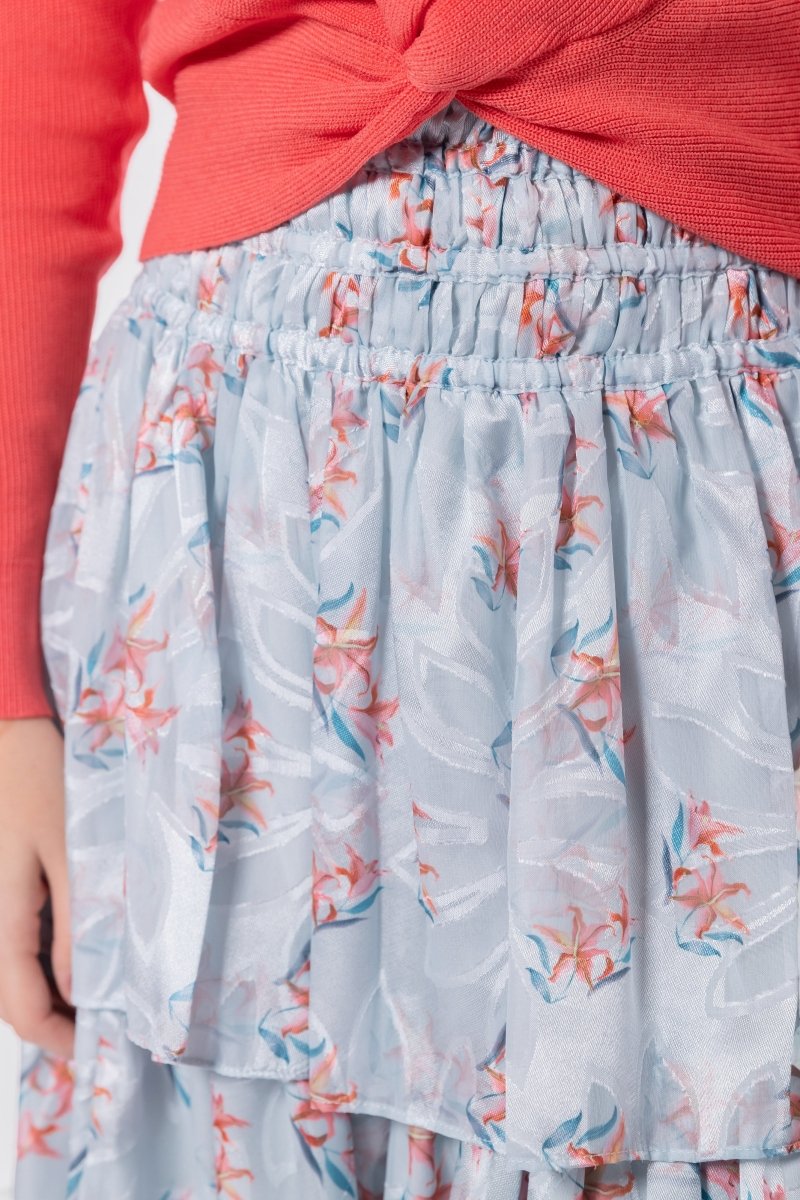 Zena Skirt 26" (Mint Blue) - Skirt - Yakira Bella
