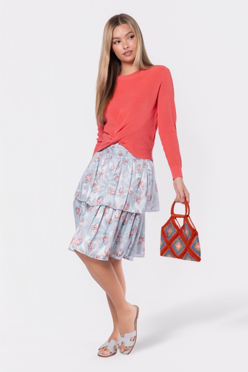 Zena Skirt 26" (Mint Blue) - Skirt - Yakira Bella