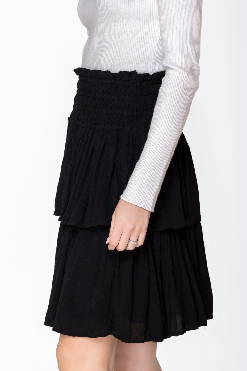 ZENA SKIRT (BLACK) 20" - Skirt - Yakira Bella