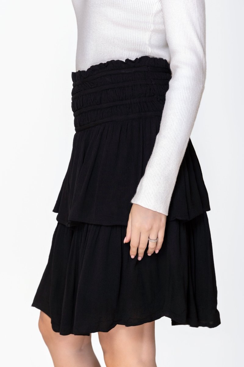 ZENA SKIRT (BLACK) 23" - Skirt - Yakira Bella