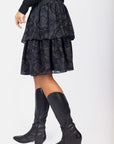 Zena Skirt (Black Ground) 23" - Skirt - Yakira Bella