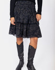 Zena Skirt (Black Ground) 23" - Skirt - Yakira Bella