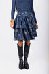 Zena Skirt (Blue Pattern) 23"