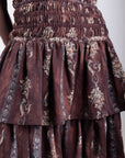 Zena Skirt (Brown Pattern) 23" - Skirt - Yakira Bella