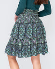 ZENA SKIRT (GREEN/MULTI) - Skirt - Yakira Bella