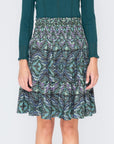 ZENA SKIRT (GREEN/MULTI) - Skirt - Yakira Bella