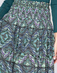 ZENA SKIRT (GREEN/MULTI) - Skirt - Yakira Bella