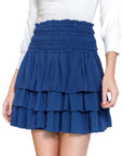 ZENA SKIRT (Navy/Blue) - Skirt - Yakira Bella