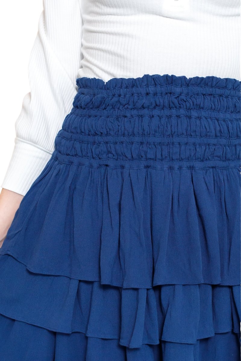 ZENA SKIRT (Navy/Blue) - Skirt - Yakira Bella