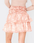 ZENA SKIRT (PINK/MULTI) 18" - Skirt - Yakira Bella