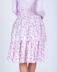 ZENA SKIRT (PURPLE FLOWER) 26" - Skirt - Yakira Bella