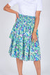 Zena Skirt (White/Green) 26"