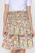 Zena Skirt (White/Pink) 23"