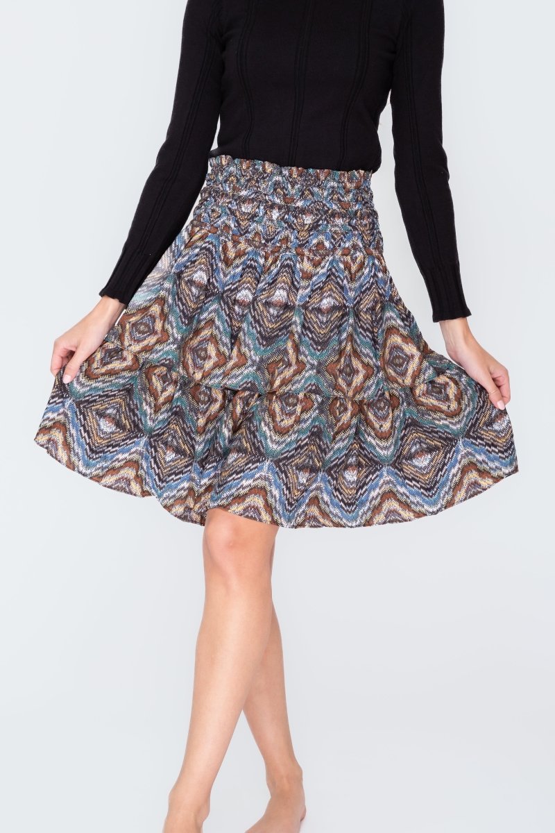 ZENA SKIRT (YELLOW/MULTI) - Skirt - Yakira Bella