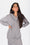 Zip - Up Cardigan (Grey) - Top - Yakira Bella