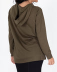 ZIP - UP CARDIGAN (OLIVE) - Top - Yakira Bella