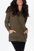 ZIP - UP CARDIGAN (OLIVE) - Top - Yakira Bella