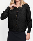 ZOA CARDIGAN (BLACK) - Top - Yakira Bella