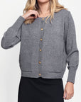 ZOA CARDIGAN (HEATHER GREY) - Top - Yakira Bella