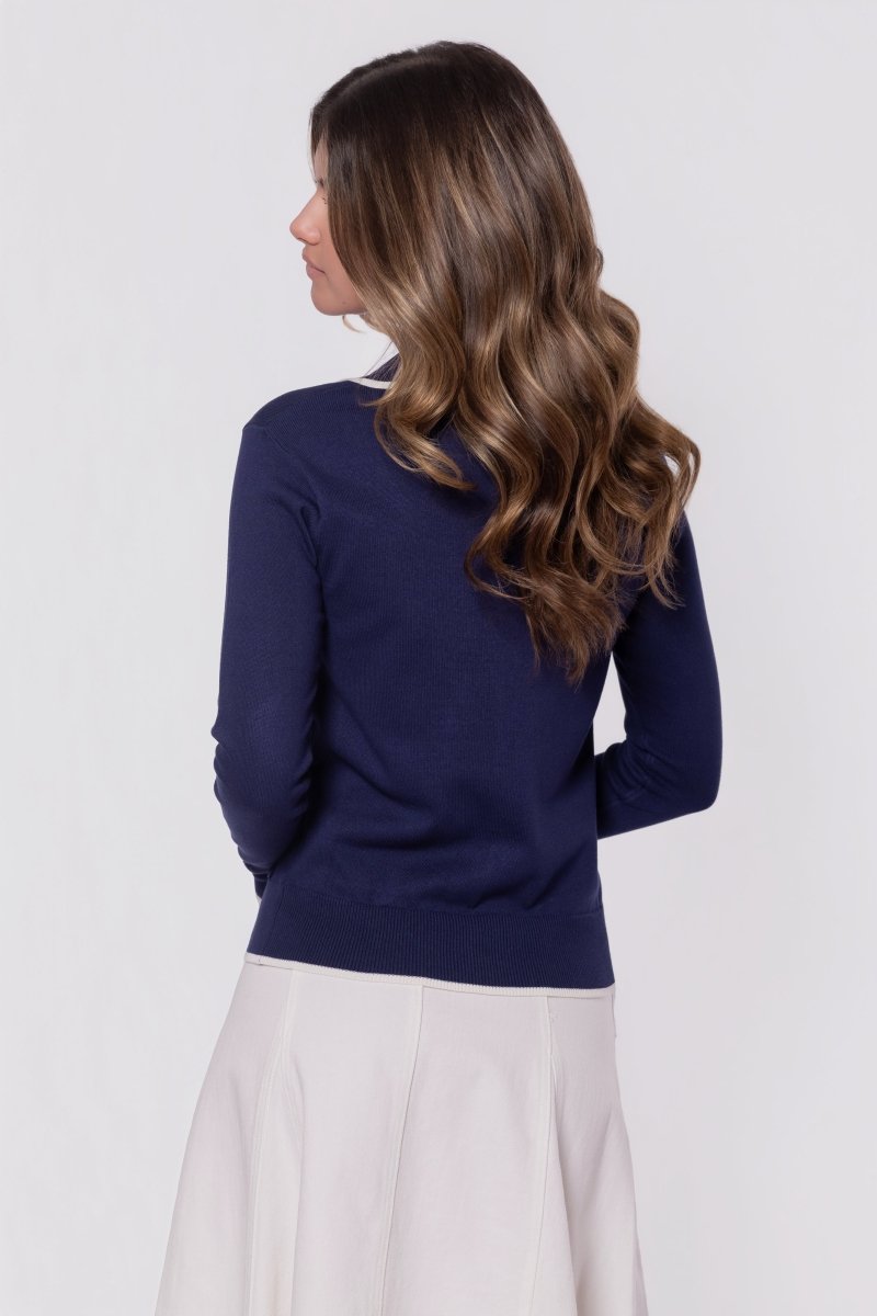 Zoe Cardigan (Navy) - Top - Yakira Bella