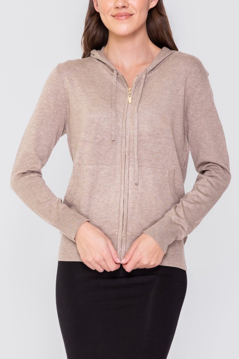 ZOE SWEATER (BEIGE) - Top - Yakira Bella