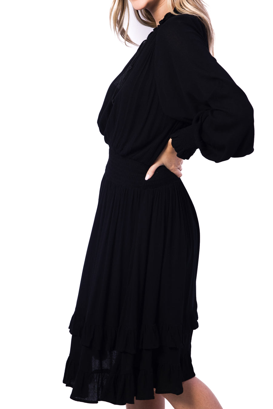 DITSY DRESS (Black) 36" & 40"