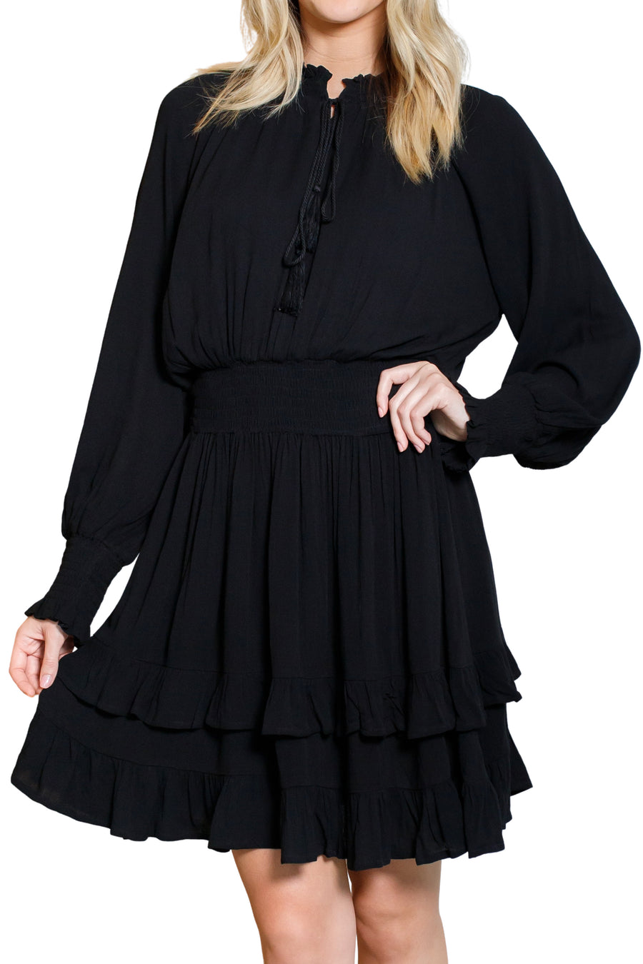 DITSY DRESS (Black) 36" & 40"