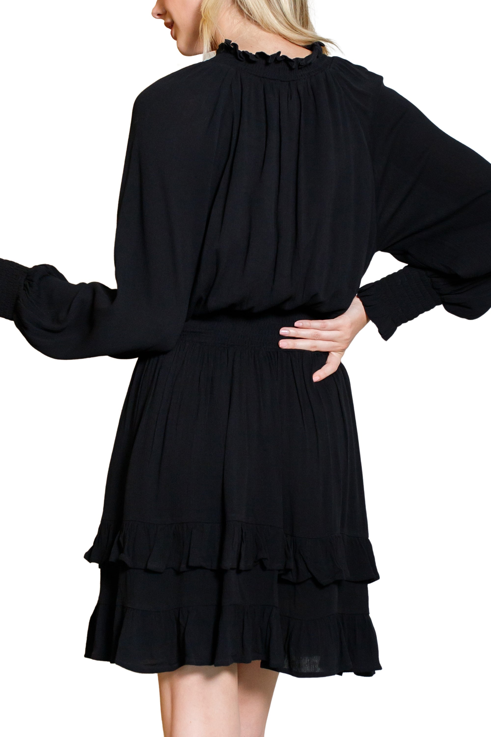 DITSY DRESS (Black) 36&quot; &amp; 40&quot;