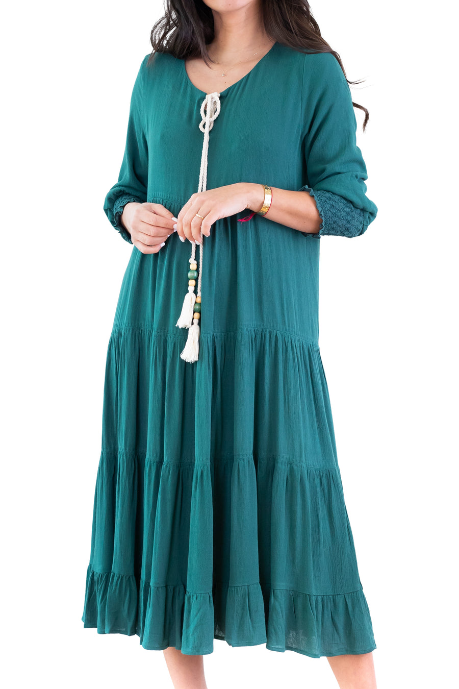 ISLA DRESS (Green)- FINAL SALE