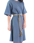 ZAHRA DRESS (Grey Blue)